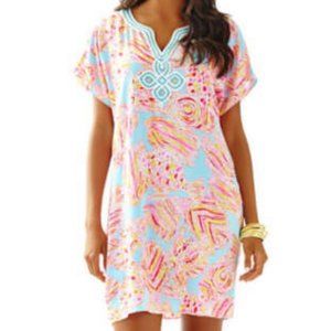 LILLY PULITZER Harlow Dress Breakwater Tini Bikini Small S